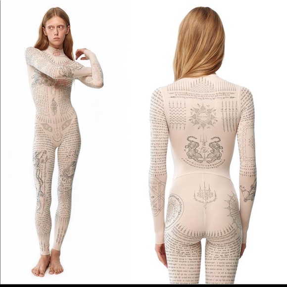 ISO TTSWTRS SS21 Mantra Overall Jumpsuit Sanskrit print - Picture 4 of 4